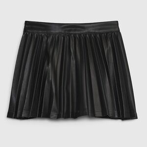 NWT GAP Pleated Vegan Leather Skirt